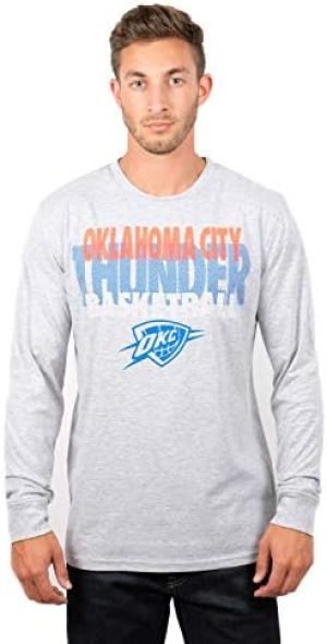 Ultra Game NBA Men's Super Soft Supreme Long Sleeve T-Shirt