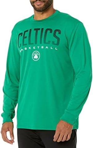Ultra Game NBA Men's Super Soft Game Day Long Sleeve T-Shirt
