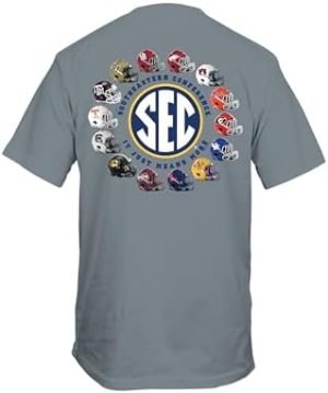 SEC Helmets Short Sleeve Graphic T-Shirt