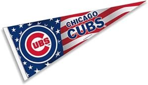 Chicago Baseball Nation USA Stars and Stripes Pennant Full Size Pennant Flag