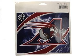 _ Montreal ALOUETTES CFL Licensed Logo Sticker Ultra Decal Size : 5.5" x 4.5" New