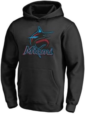 Outerstuff MLB Miami Marlins Youth 8-20 Ball Park Performance Hoodie Sweatshirt