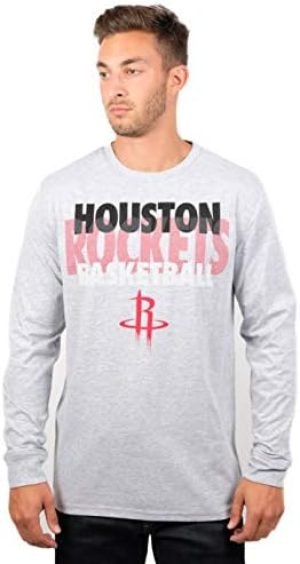 Ultra Game NBA Men's Super Soft Supreme Long Sleeve T-Shirt