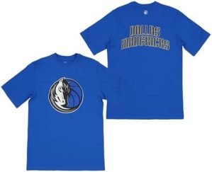 FISLL Men's NBA Team Color, Name and Logo Premium Short Sleeve T-Shirt