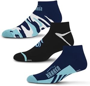 For Bare Feet Men's Camo Boom 3 Pack Ankle Sock