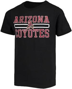 Outerstuff Arizona Coyotes Juniors Boys 4-18 Team Logo T-Shirt