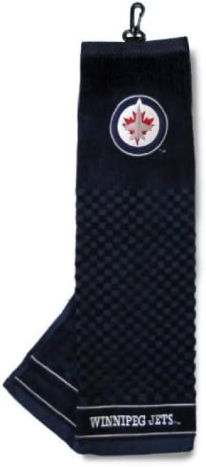 Team Golf NHL Embroidered Golf Towel, Checkered Scrubber Design, Embroidered Logo