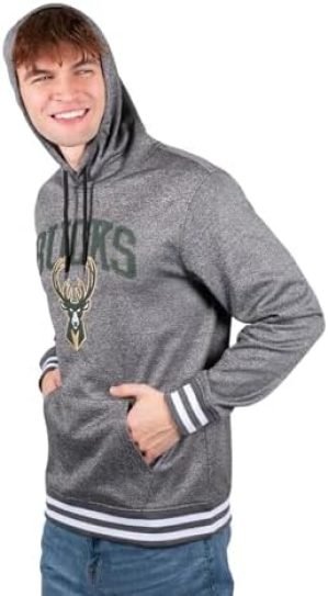 Ultra Game NBA Men's MVP Super Soft Pullover Hoodie Sweatshirt