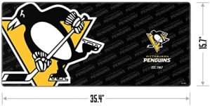 YouTheFan NHL Pittsburgh Penguins Logo Series Desk Pad