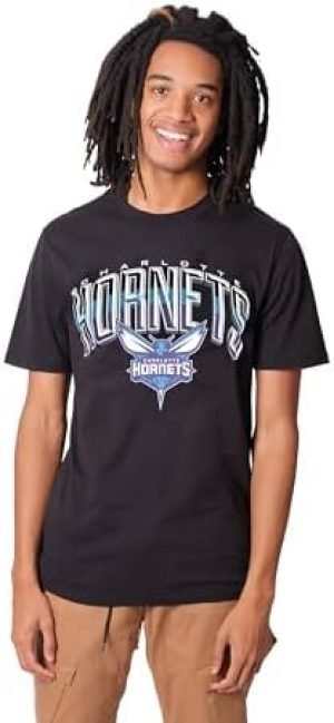 Ultra Game Men's NBA Arched Plexi Short Sleeve T-Shirt