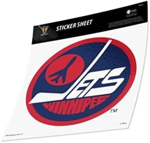 Winnipeg Jets Team NHL National Hockey League Sticker Vinyl Decal Laptop Water Bottle Car Scrapbook (Vintage Individual A)