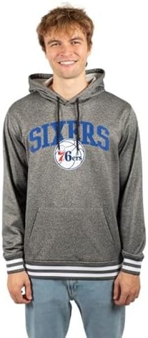 Ultra Game NBA Philadelphia 76ers MVP Super Soft Pullover Hoodie Sweatshirt