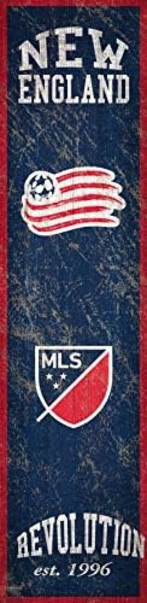 Fan Creations MLS New England Revolution Unisex New England Revolution Heritage Banner 6x24 Sign, Team, 6 x 24