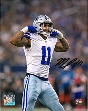 Micah Parsons Dallas Cowboys Autographed 8" x 10" Sack Photograph - Autographed NFL Photos