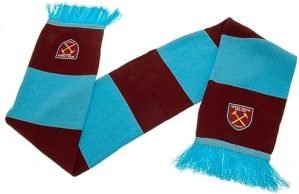 West Ham United English Premier League Bar Scarf - Authentic EPL