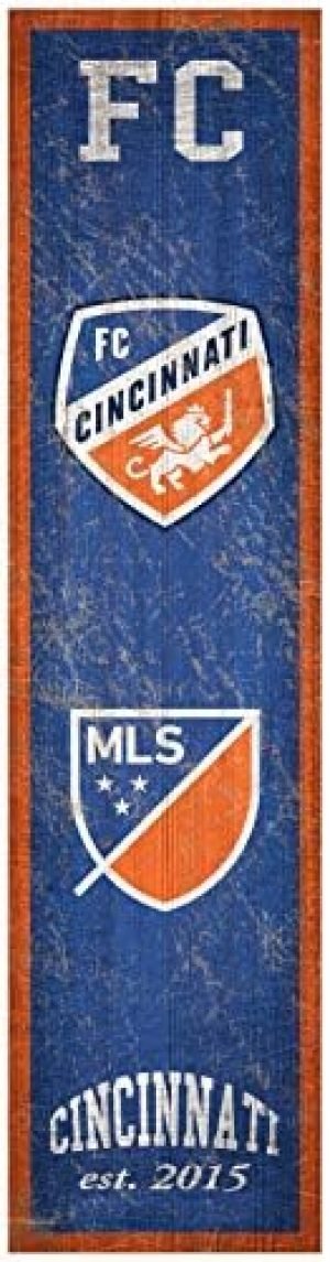 Fan Creations MLS FC Cincinnati Unisex FC Cincinnati Heritage Banner 6x24 Sign, Team, 6 x 24