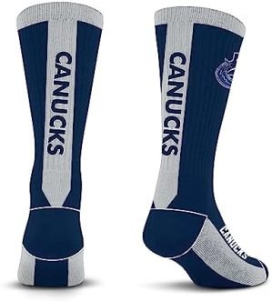 For Bare Feet NHL Vancouver Canucks MVP Crew Sock