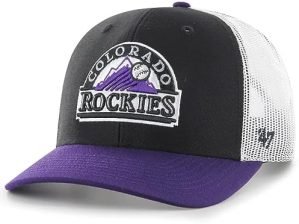 ’47 MLB Colorado Rockies Homerun Cooperstown Adjustable Snapback Mesh Trucker Hat