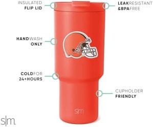 Simple Modern NFL 30 oz Tumbler with Flip Lid and Straws – All Teams