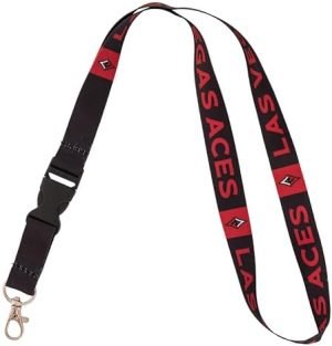 Desert Cactus Las Vegas Aces Lanyard Keychain Detachable WNBA Breakaway Snap Buckle National Basketball Association Car Keys ID Badge Holder (Lanyard A)