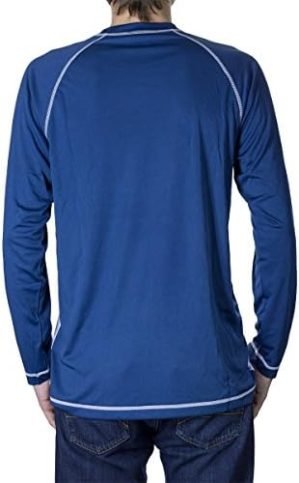 NHL Winnipeg Jets Long Sleeve Performance Active Wear Rash Guard Shirt