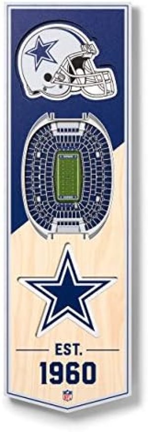 YouTheFan NFL 3D Stadium Banner - 6x19