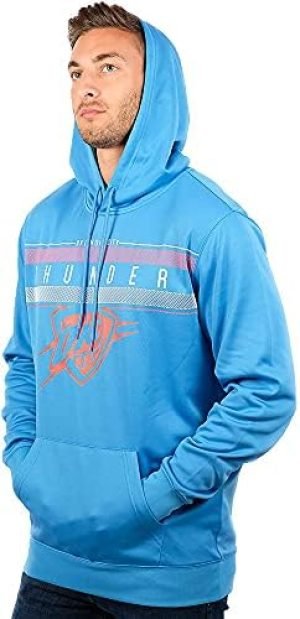 Ultra Game NBA Oklahoma City Thunder Fleece Hoodie Pullover Sweatshirt Poly Midtown