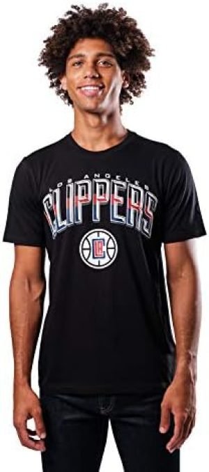 Ultra Game Men's NBA Arched Plexi Short Sleeve T-Shirt