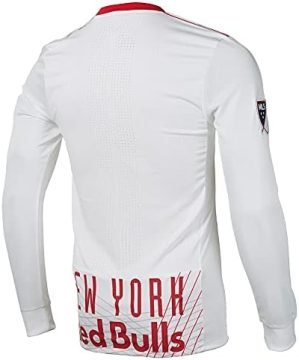 adidas MLS New York Red Bull Home Authentic Long Sleeve