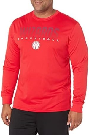 Ultra Game NBA Men's Super Soft Game Day Long Sleeve T-Shirt