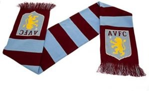 Aston Villa FC Bar Scarf – Authentic EPL
