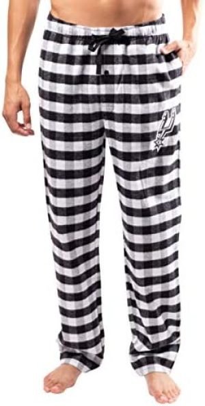 Ultra Game NBA Men's Sleepwear Super Soft Flannel Pajama Loungewear Pants