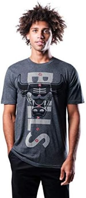 Ultra Game Men's Upright Logo Short Sleeve Tee Shirt