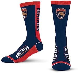 For Bare Feet MVP Crew Sock NHL Large