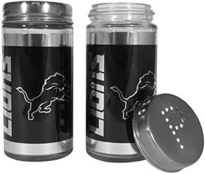 Siskiyou Sports NFL Detroit Lions Black Salt & Pepper Shaker Detroit Lions, One Size, Black
