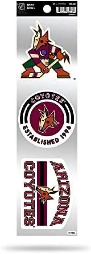 NHL Hockey 3-Piece Retro Spirit Decals Retro Decal Set