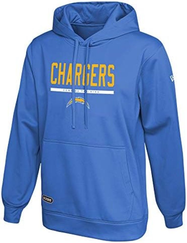 New Era NFL Men's Safety Performance Pullover Hooded Sweatshirt, Pro Football Fleece Hoodie