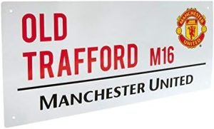 Manchester United Street Sign (40cm x 18cm)