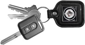 Siskiyou Sports NHL Winnipeg Jets Genuine Leather Key Chain
