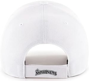 ’47 MLB Seattle Mariners White MVP Adjustable Hat