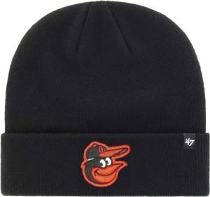 ’47 MLB Baltimore Orioles Primary Logo Cuffed Knit Team Color Beanie