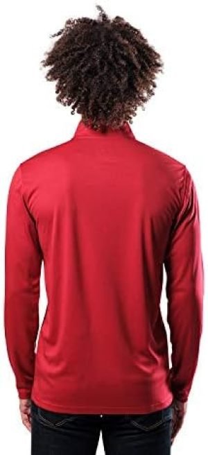 Ultra Game NBA Cleveland Cavaliers Soft Quarter Zip Long Sleeve T-Shirt