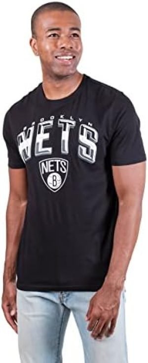 Ultra Game NBA Brooklyn Nets Arched Plexi Short Sleeve T-Shirt