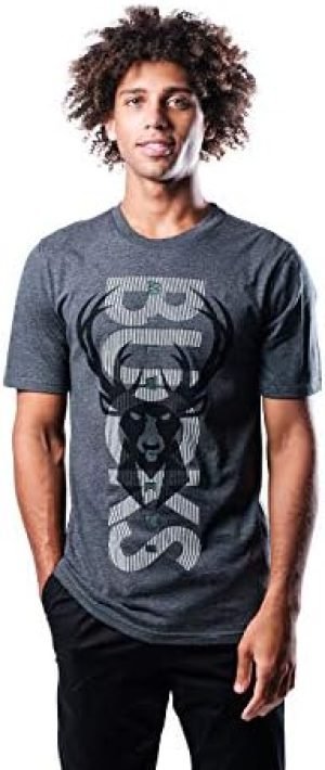 Ultra Game Men's Upright Logo Short Sleeve Tee Shirt