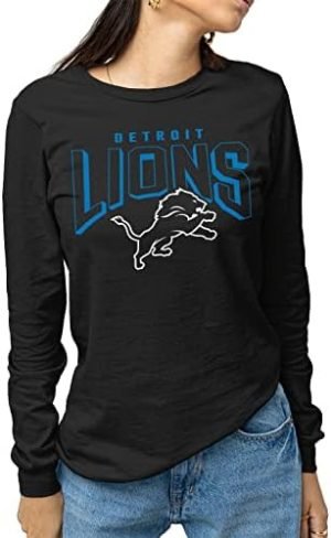 Junk Food Clothing NFL Detroit Lions Long Sleeve Fan Shirt