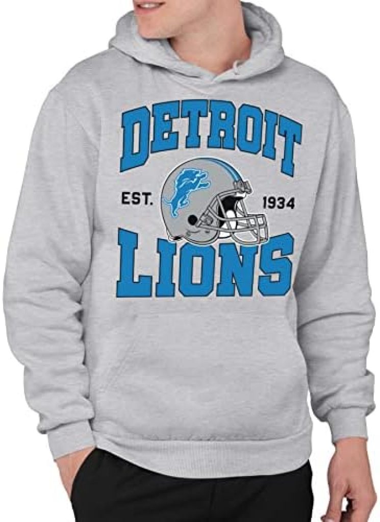 Junk Food Clothing x NFL - Team Helmet - Unisex Adult Pullover Hoodie for Men and Women - Officially Licensed NFL Apparel