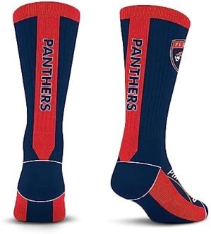 For Bare Feet NHL Florida Panthers MVP Crew Sock