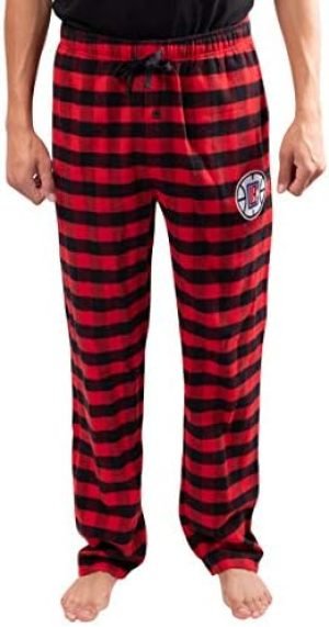 Ultra Game NBA Men's Sleepwear Super Soft Flannel Pajama Loungewear Pants