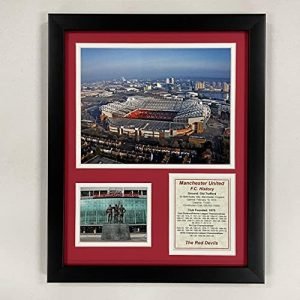 Legends Never Die, Inc. Manchester United FC | Old Trafford | 12"x15" Framed Photo Collage