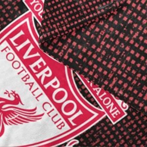 Liverpool Football Crest Fleece Throw Soft Warm Sofa Travelling Blanket